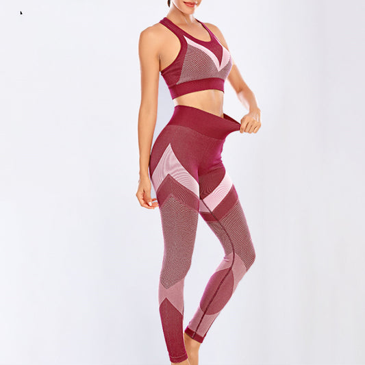 Sports Underwear Women Shockproof Gathering Yoga Bra