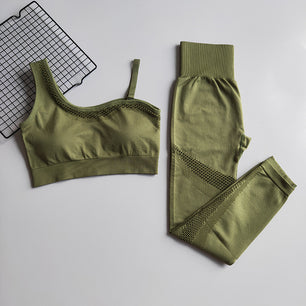 One Shoulder GYM Suit