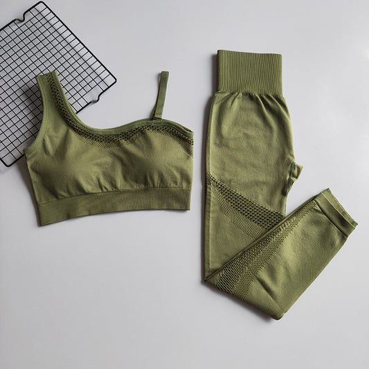One Shoulder GYM Suit