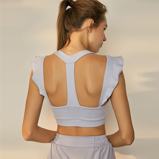 Ruffled Sports Bra