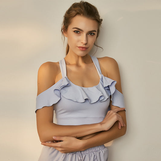 Ruffled Sports Bra